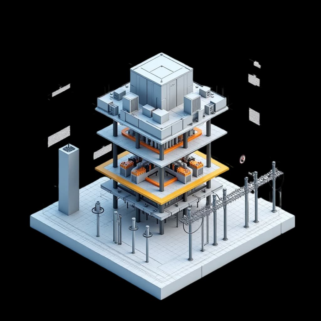 Electrical system technical drawing