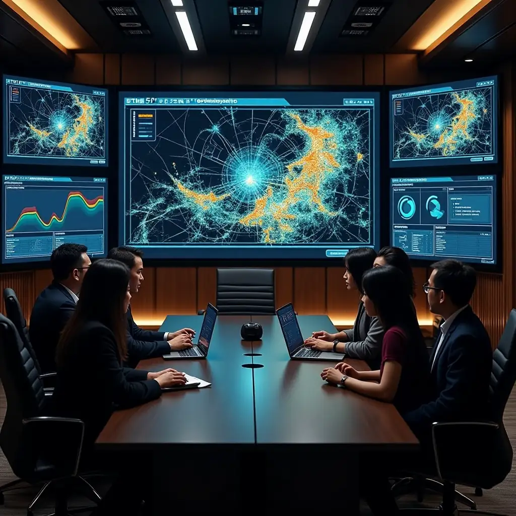 Care Labs Engineer monitoring relay coordination study on computer