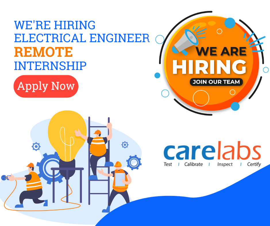 We are hiring Electrical enginnering intern (9) | Carelabs